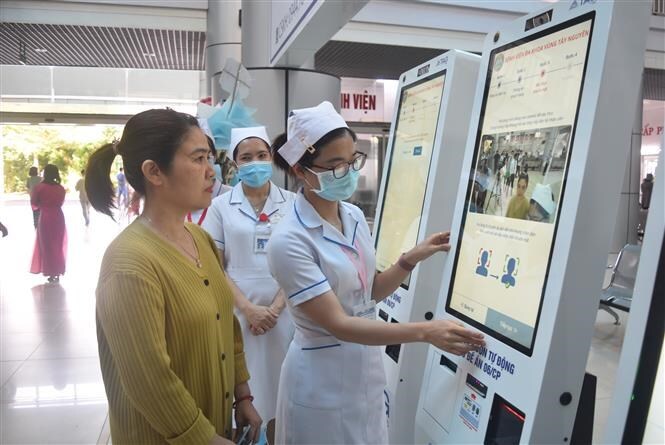 Kiosk lấy số tự động